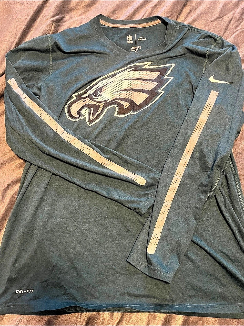 Nike Philadelphia Eagles NFL Sideline Dri-FIT Long Sleeve T-Shirt